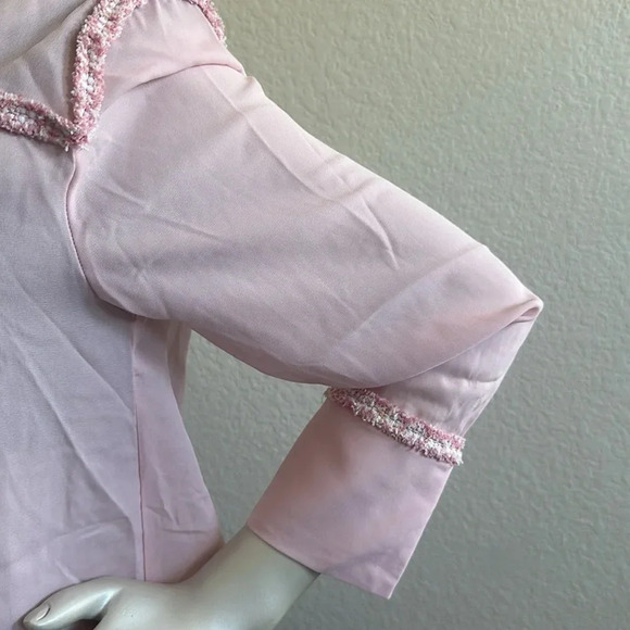 NWT Zara Contrast Textured Shirt Medium - Picture 6 of 9